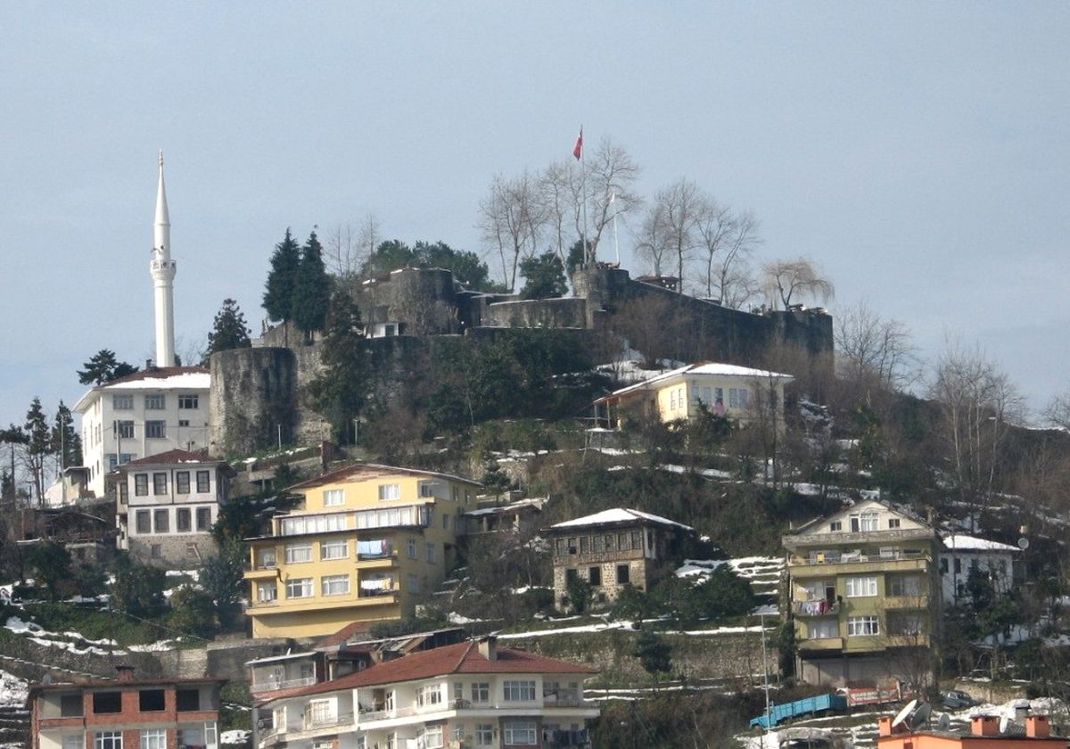 Rize Kalesinde Basın Toplantısı