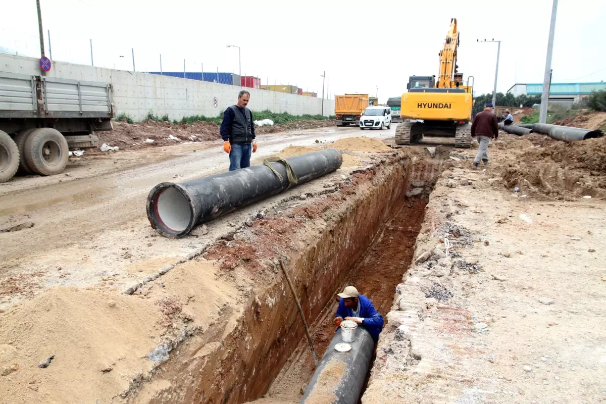 İsu Gebze\'de İçmesuyu Hattını Yeniliyor