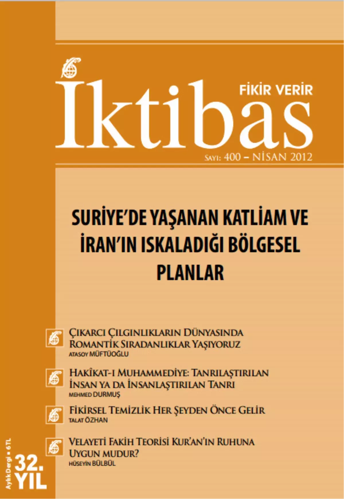 İktibas Dergisinin 400\'ncü Sayısı Çıktı