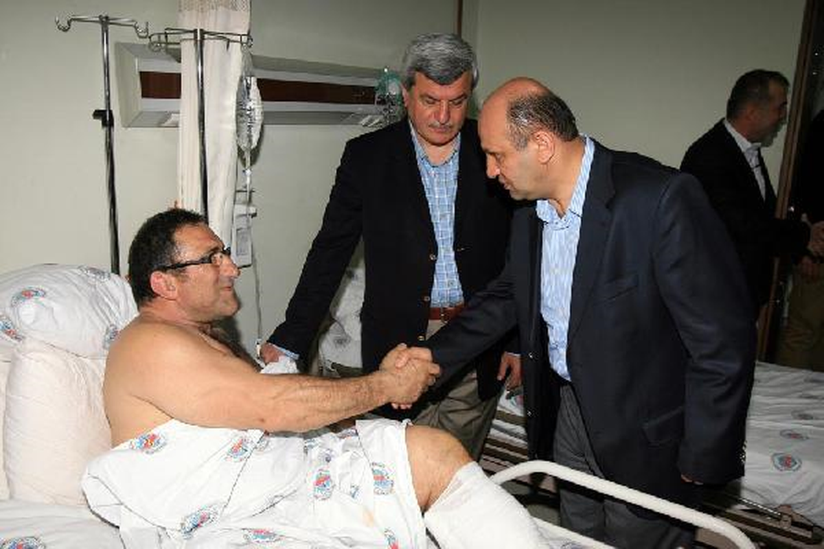 Ahmet Taşçı'ya Hastanede Ziyaretçi Akını