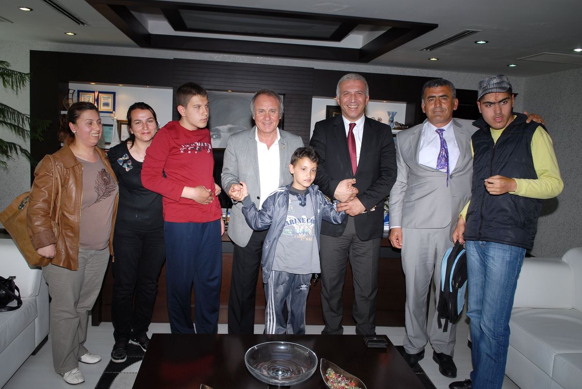 Başkan Evcilmen'in Çok Özel Konukları