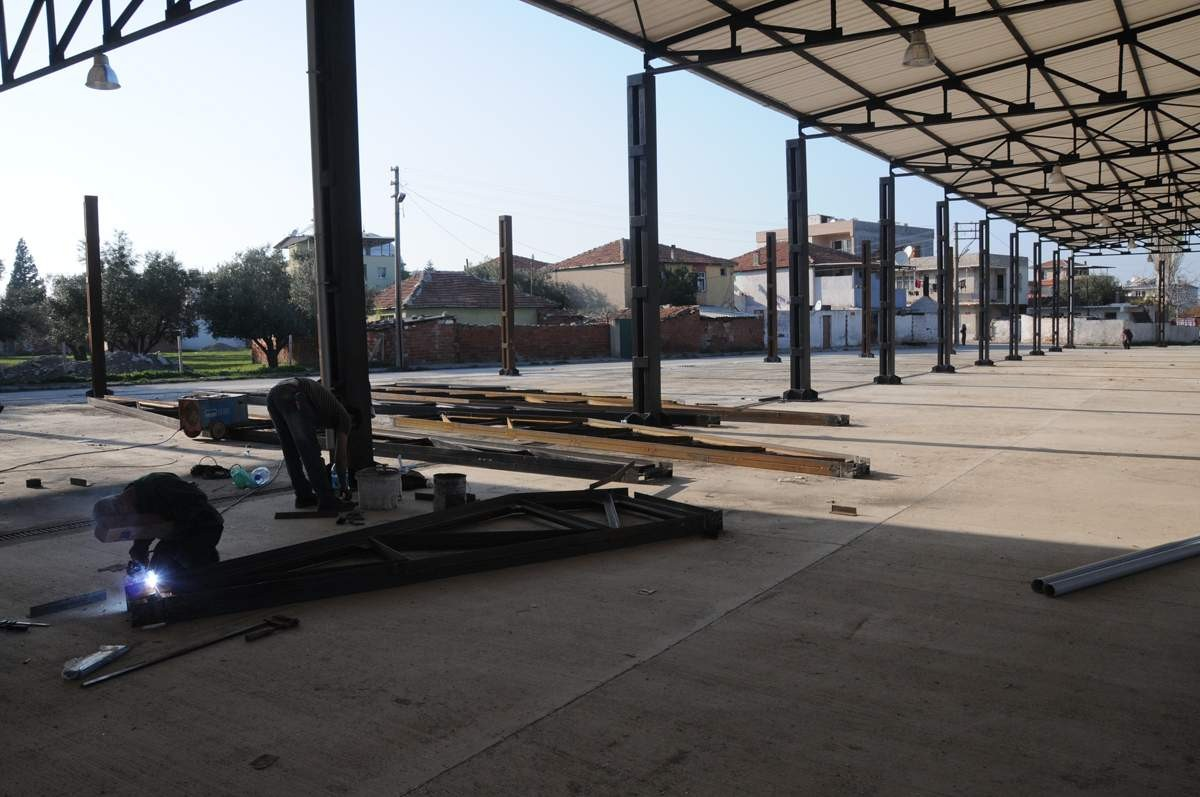 Horozköy Kapalı Pazaryerinin Kapasitesi Artıyor