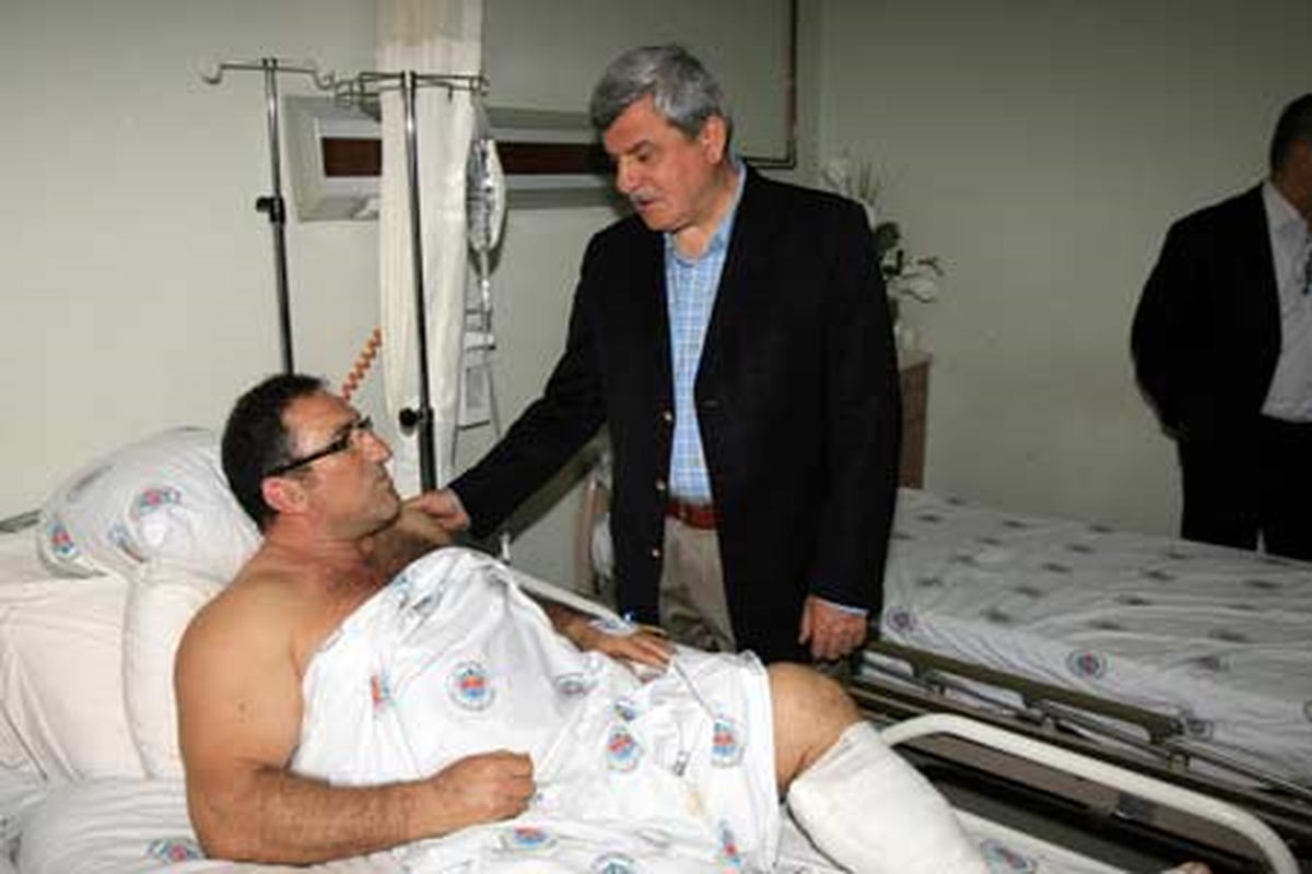 Taşçı'ya Geçmiş Olsun Ziyareti