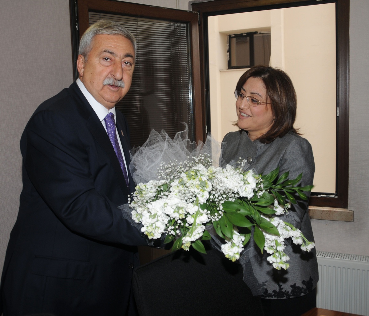 Aile ve Sosyal Politikalar Bakanı Fatma Şahin, TESK Genel Başkanı Bendevi Palandöken'i Kabul Etti
