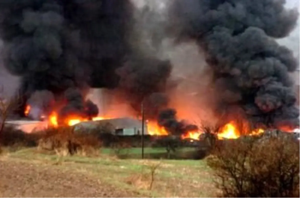 Bolu Çimento Fabrikası'nda Yangın