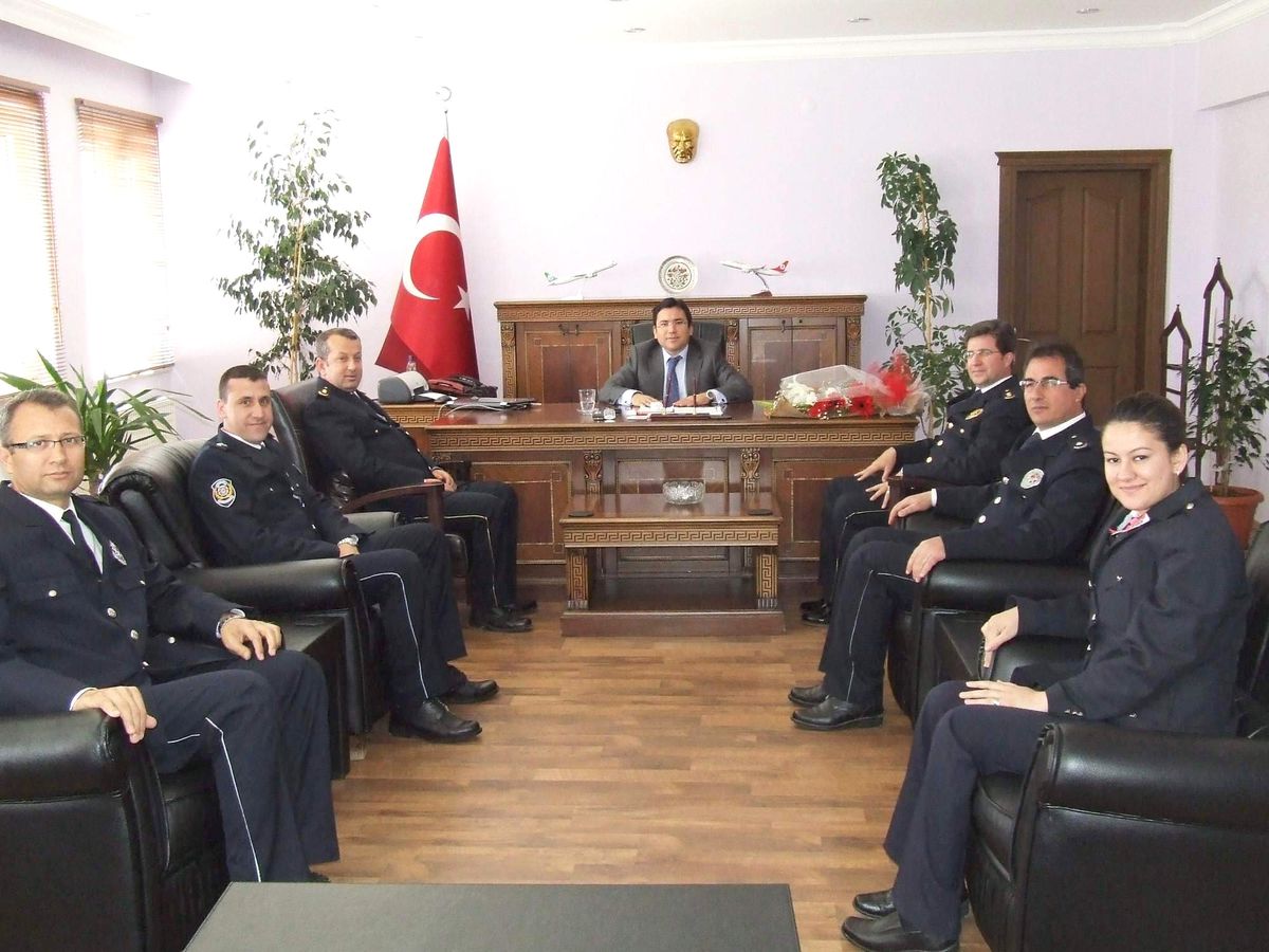 Dalaman Emniyetinden Kaymakam Şimşek\'e Ziyaret