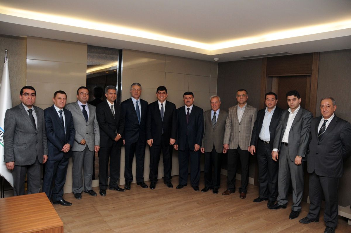 Marev Yönetim Kurulu, Başkan Fadıloğlu\'nu Makamında Ziyaret Etti