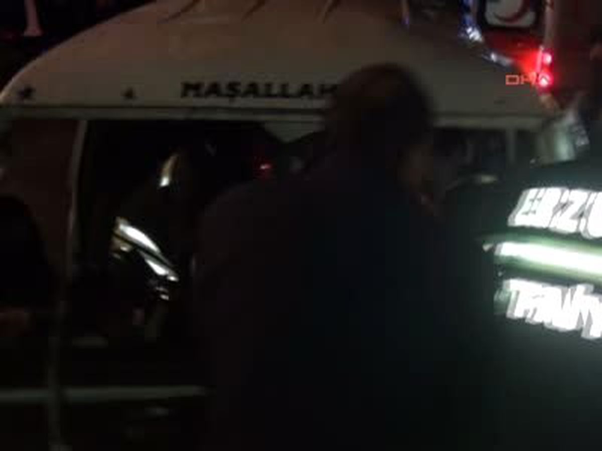 Minibüs, Park Halindeki 3 Otomobile Çarptı 1 Yaralı