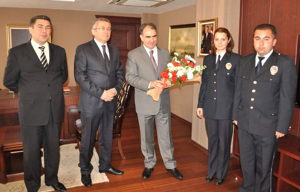 Şırnak Emniyet Müdürü Vali Özkan\'ı Makamında Ziyaret Etti