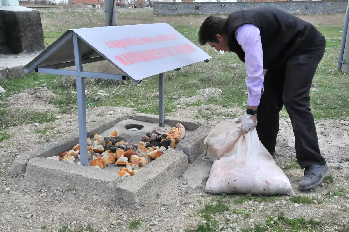 Akşehir\'de Hayvanlara Beslenme Noktası