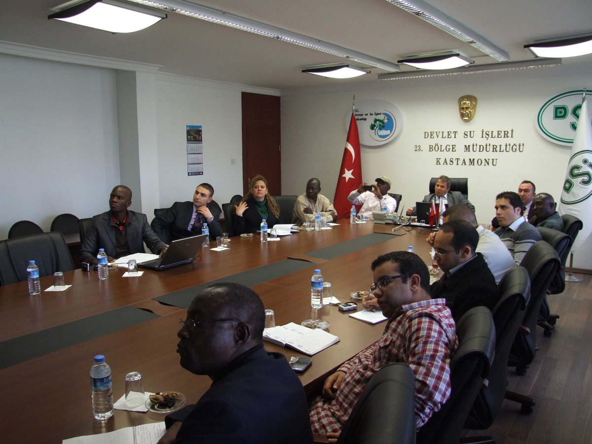 Kastamonu'da Afrika Ülkelerine 'Su Kaynaklarının Gelişimi' Konulu Brifing Verildi