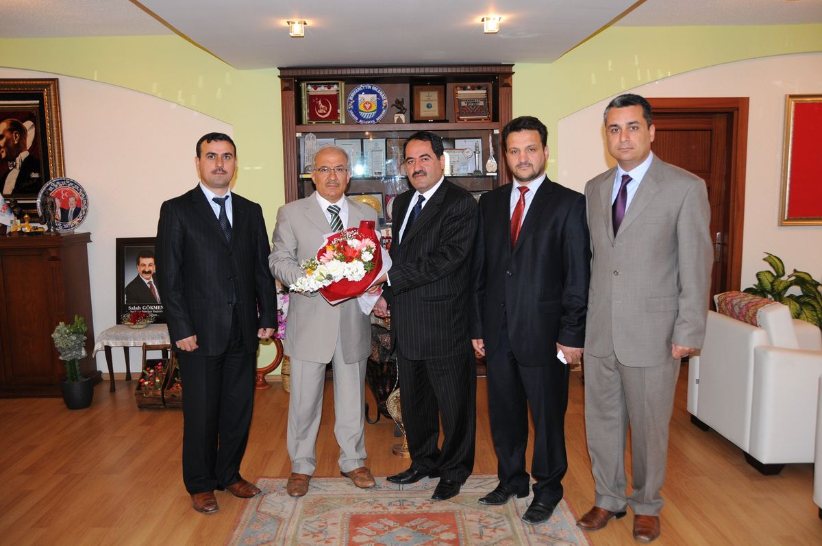 Müftü Akbaba\'dan, Başkan Kocamaz\'a Ziyaret