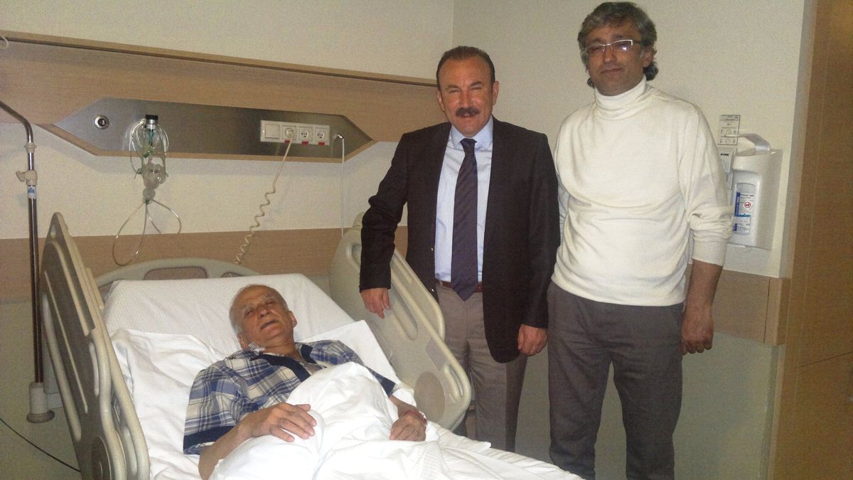 Nevzat Doğan\'dan Muhtar Eker\'e Geçmiş Olsun Ziyareti