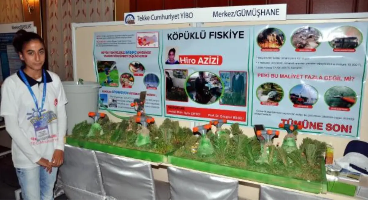 Orman Yangınlarına Karşı \'Köpüklü Fıskiye\'