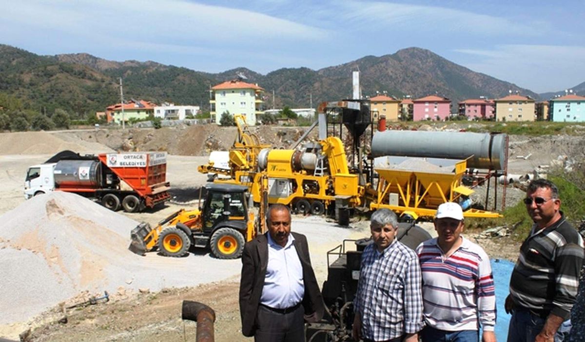 Ortaca Belediyesi Kendi Asfaltını Üretmeye Başladı