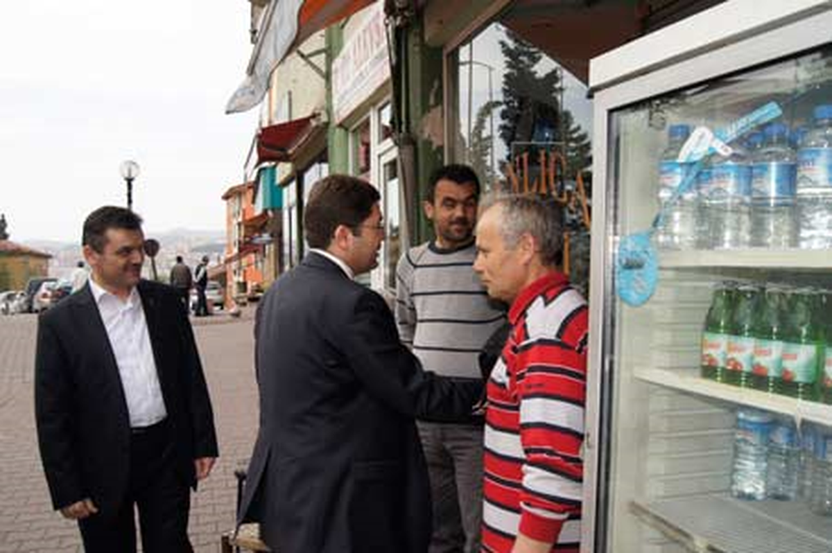 Tunç\'tan Bartın İl Merkezinde Esnaf Ziyareti