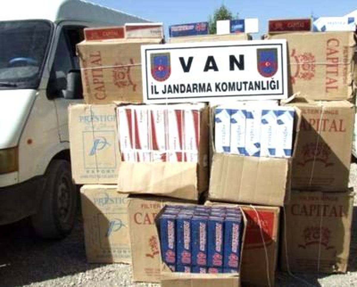 Van\'da Kaçak Sigara Operasyonu