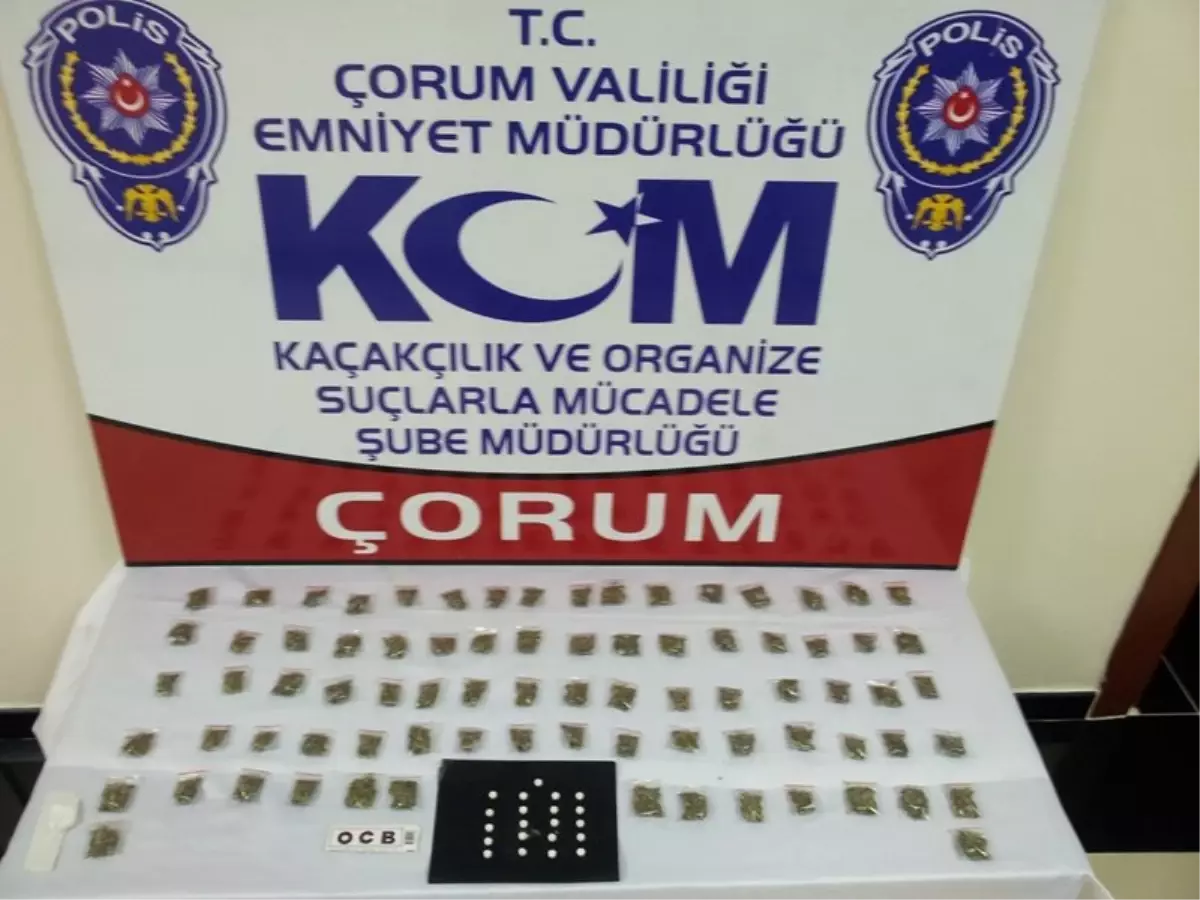 Çorum\'da Uyuşturucu Madde Operasyonu