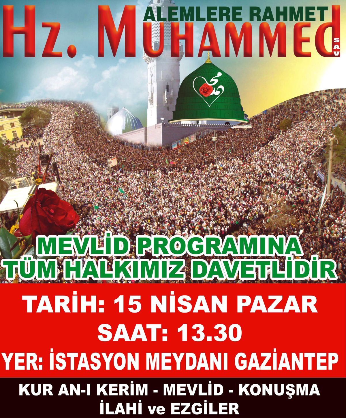 Kutlu Doğum Haftası Kutlanacak