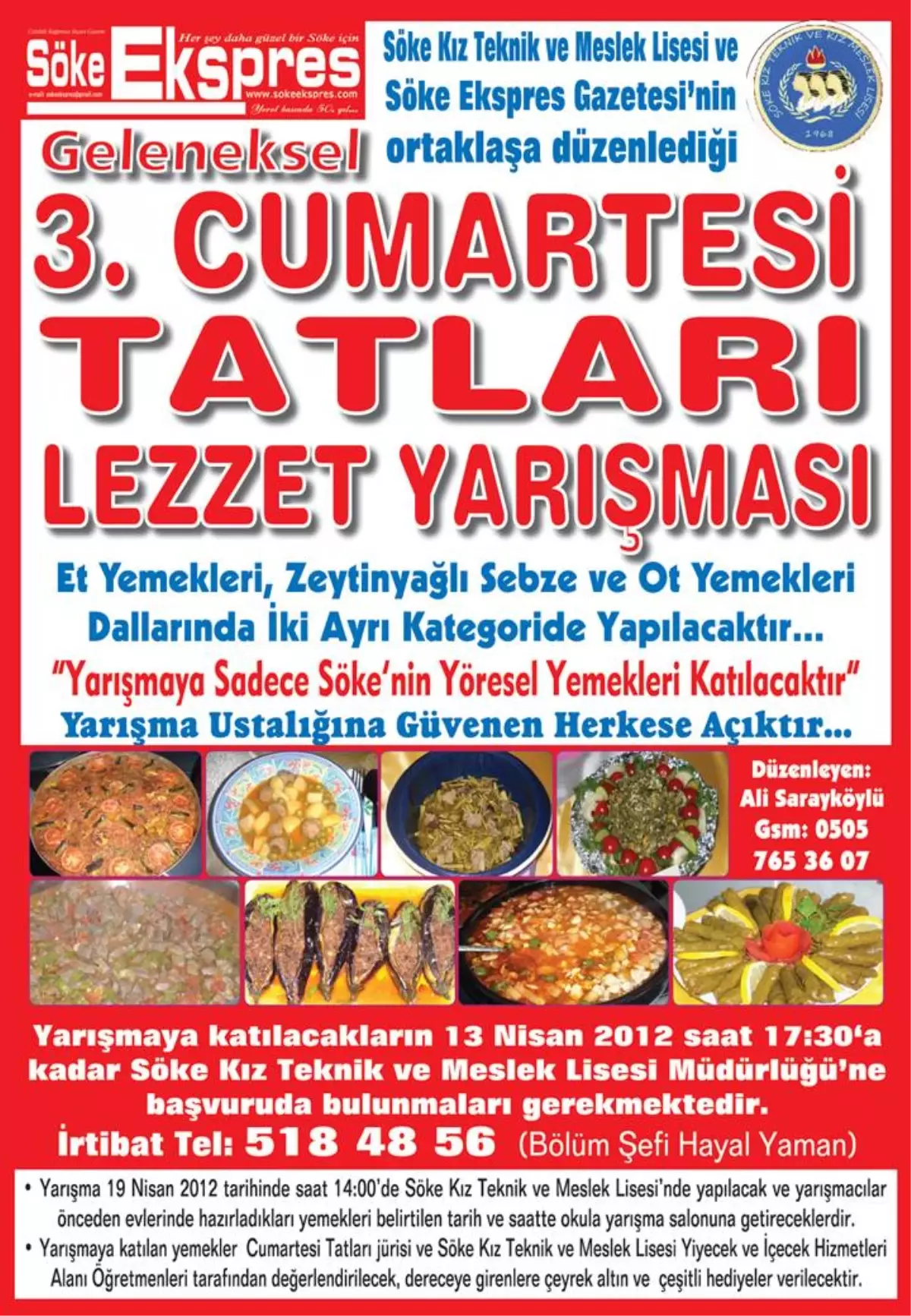 Söke\'nin Lezzet Yarışması 3. Kez Yapılacak