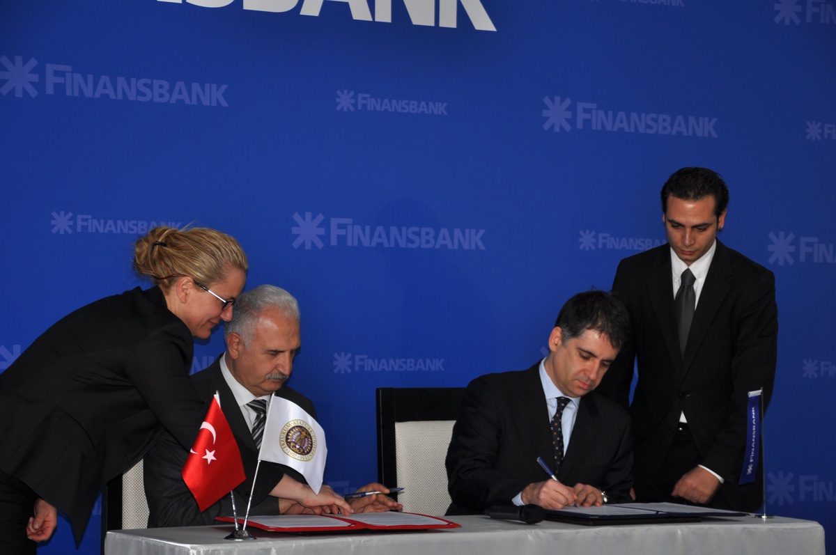Açık Öğretim Fakültesi ile Finansbank Arasında 'Önlisans Programı İşbirliği Protokolü' İmzalandı