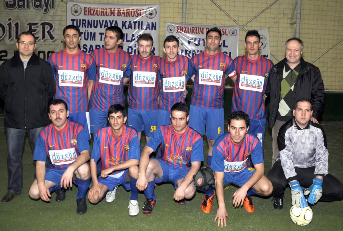 Erzurum\'da Baro Futbol Turnuvası