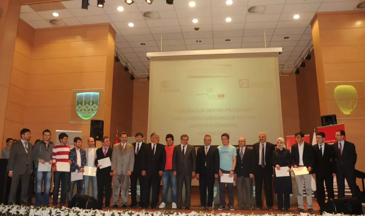 Girişimciler Sertifikalarını Aldı
