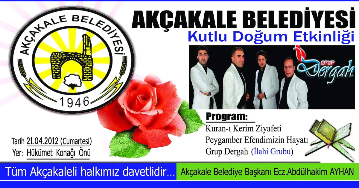 Akçakale Belediyesi\'nden Kutlu Doğum Haftası Etkinliği