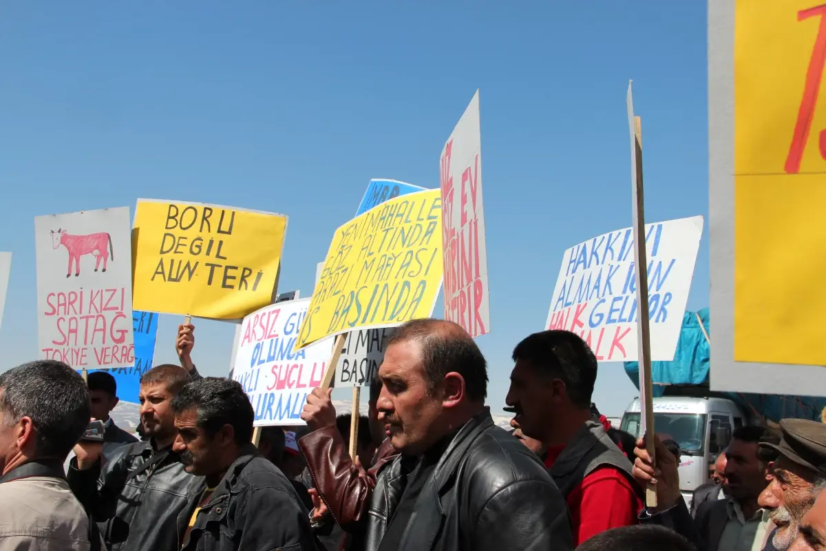 Ardahan'da Kentsel Dönüşüme Protesto