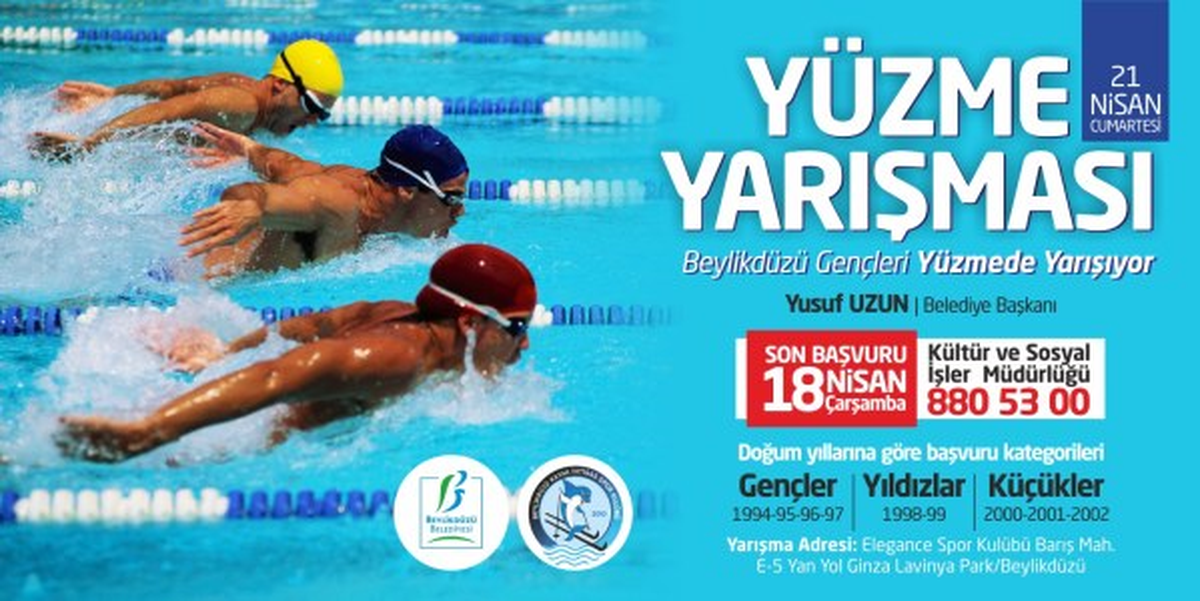 Beylikdüzü\'ndeki Gençler Yüzmede Yarışacak