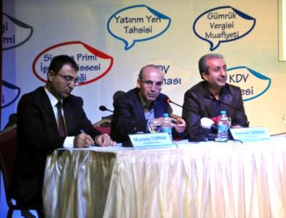Bakanlar Eker ve Şimşek, Diyarbakır'da Yeni Teşvik Sistemini Anlattı