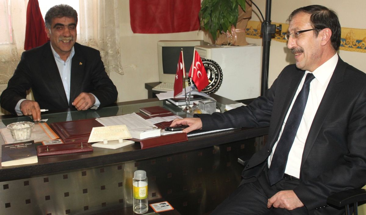 Başkan Bulutlar, MHP İlçe Başkanlığını Ziyaret Etti