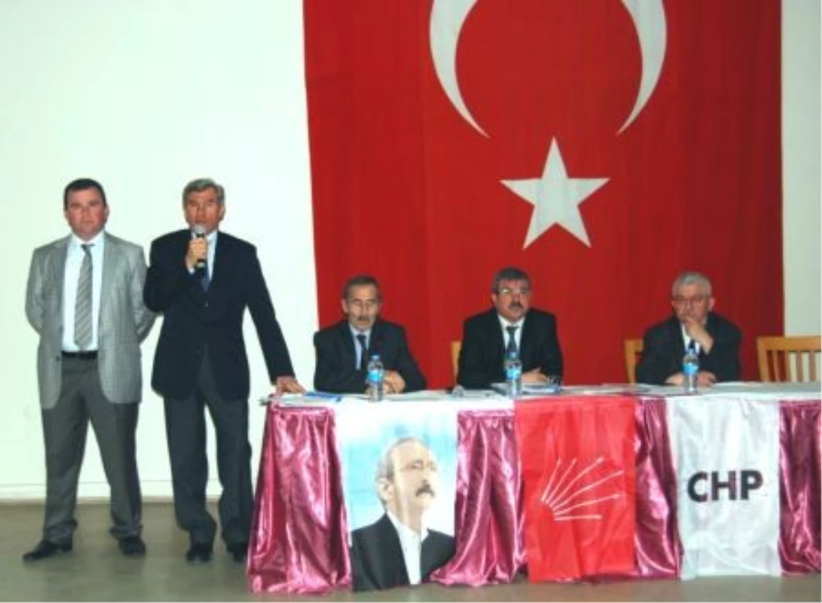 CHP Orhaneli İlçe Başkanı Yusuf Tosun, Güven Tazeledi