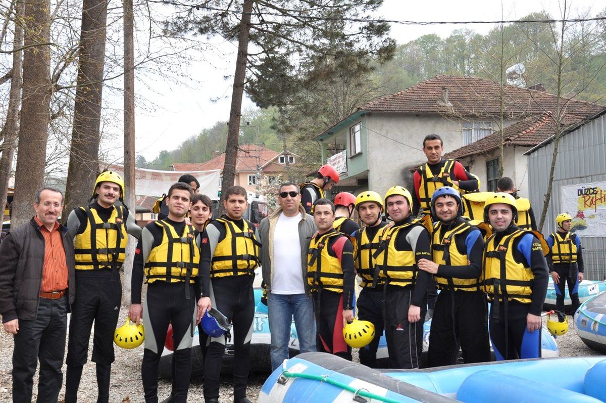 Düzce'de Rafting Alanına Gezi