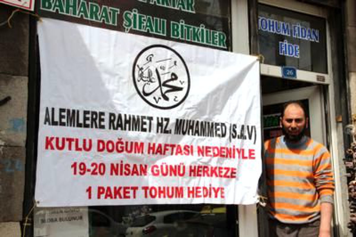 Kutlu Doğum Haftasında Bedava Tohum