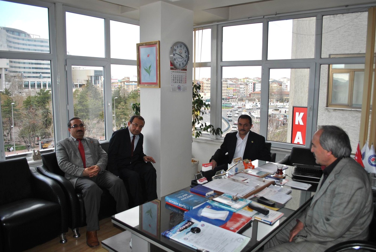 Meteoroloji 7. Bölge Müdürlüğü\'nden Eğitim Bir Sen\'e Ziyaret