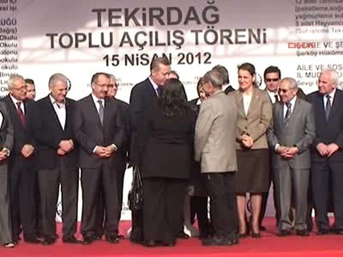Başbakan Erdoğan Tekirdağ\'da