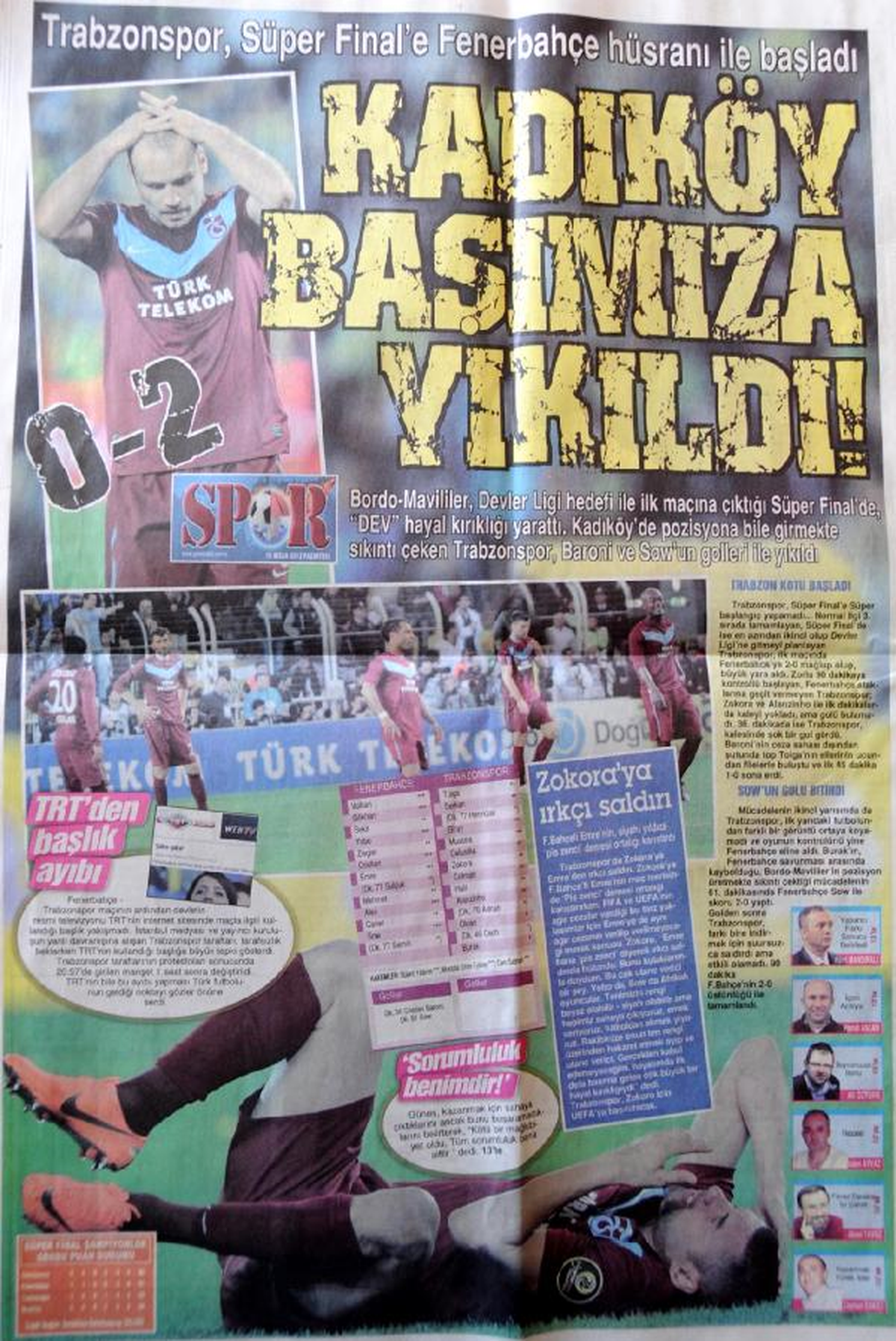 Trabzonspor Ağır Yaralı