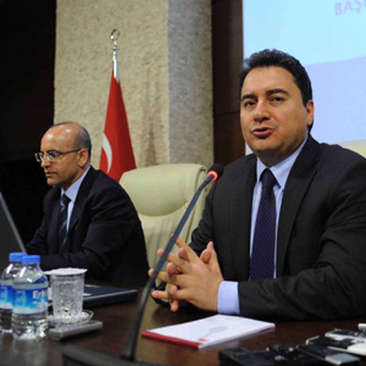 Babacan ve Şimşek'in Basın Toplantısı...(2)