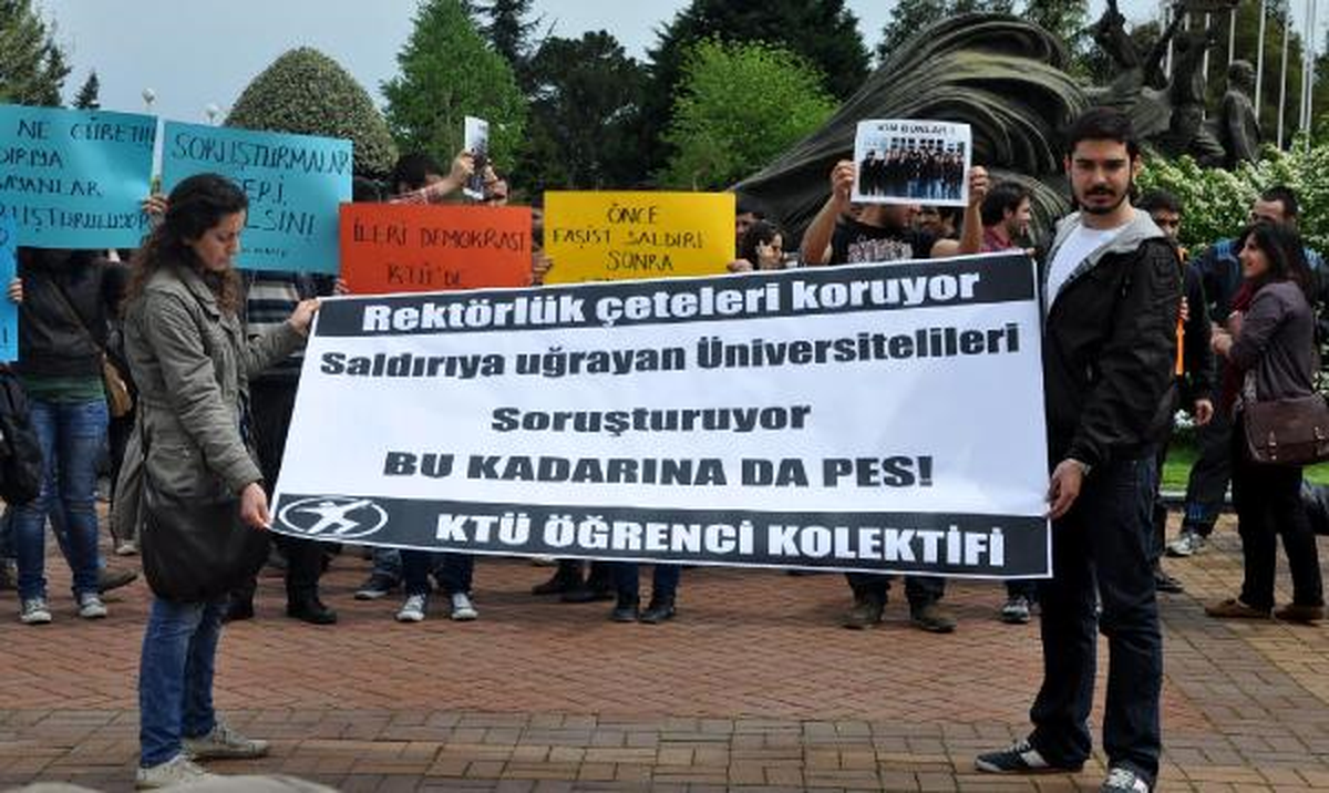 Ktü\'de Öğrencilerden Soruşturma Tepkisi