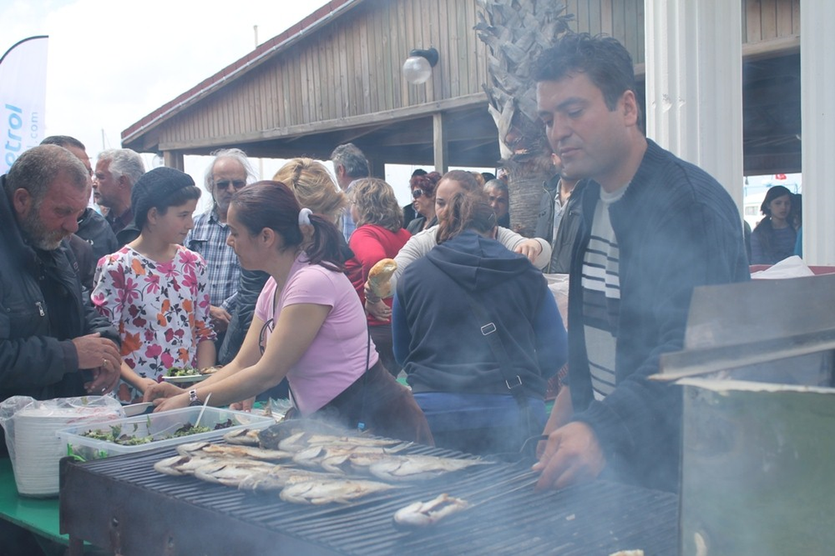 Oltayla Balık Tutmak İçin Ter Döktüler