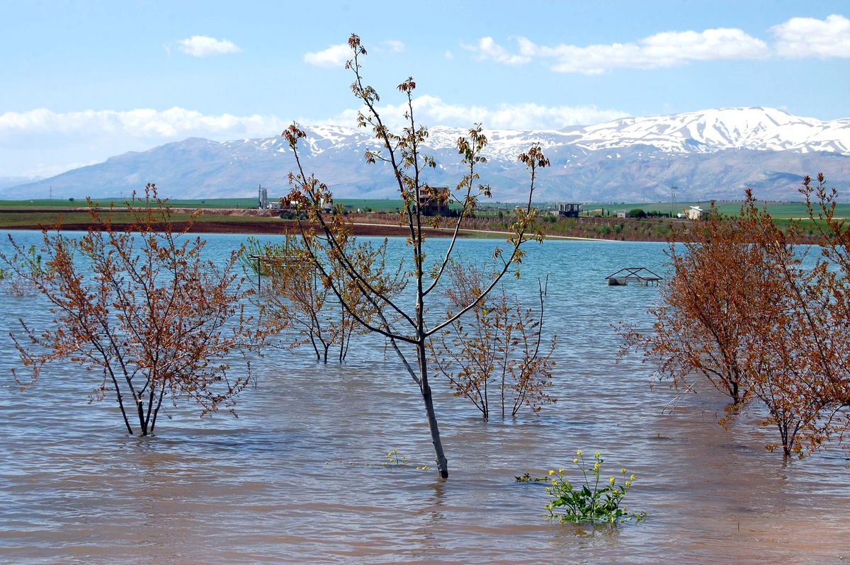 Adıyaman\'da Aşırı Yağışlar Arazileri Sular Altında Bıraktı