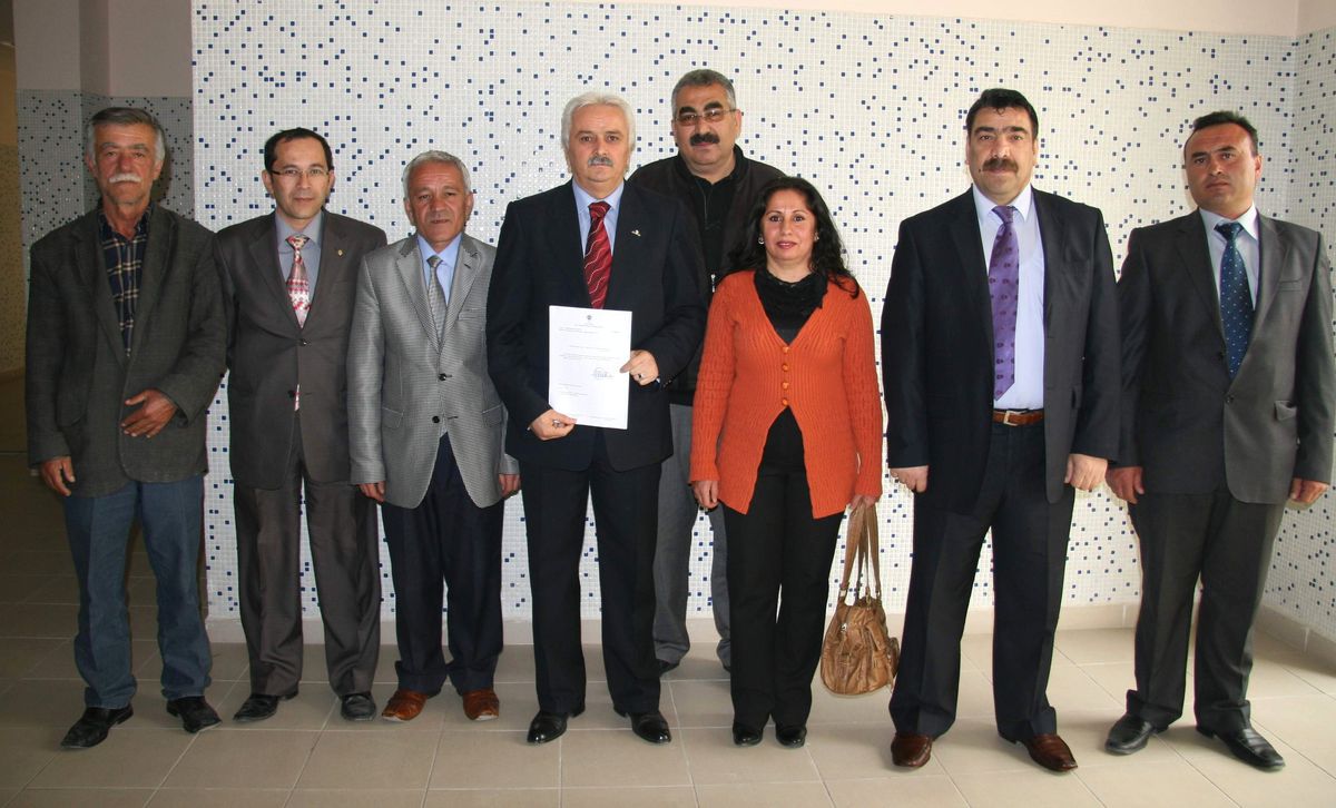 CHP Sungurlu İlçe Başkanı Mustafa Şen Mazbatasını Aldı