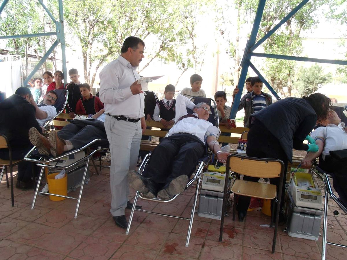 İdil\'de Kızılay\'a Kan Bağışı Kampanyası