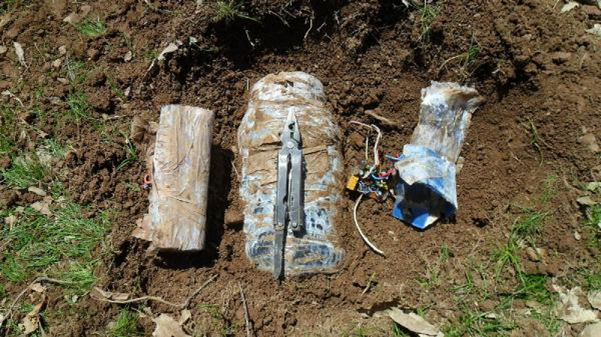 Lice\'de 12 Kilo Tuzaklanmış Patlayıcı Bulundu