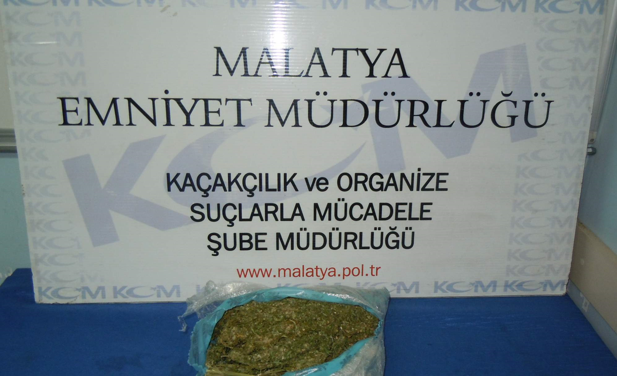 Malatya\'da Uyuşturucu Operasyonu