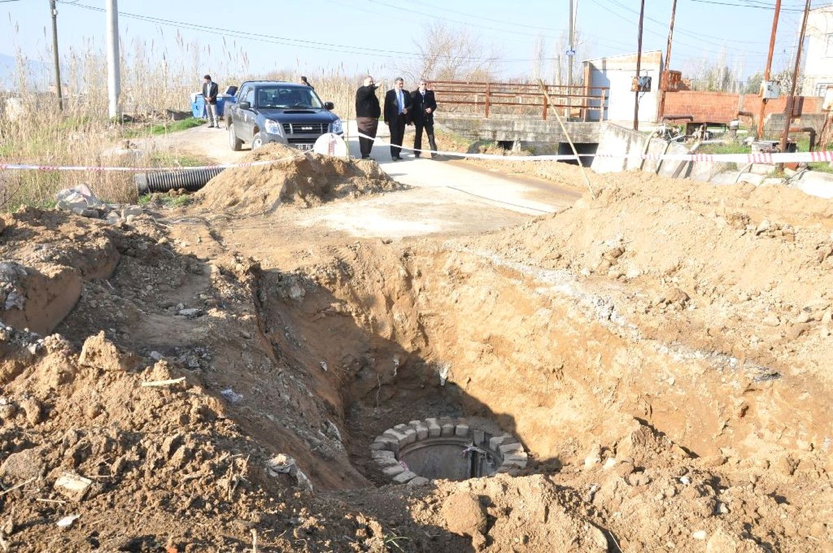Nazilli\'de Alt Yapı Çalışmaları Sürüyor