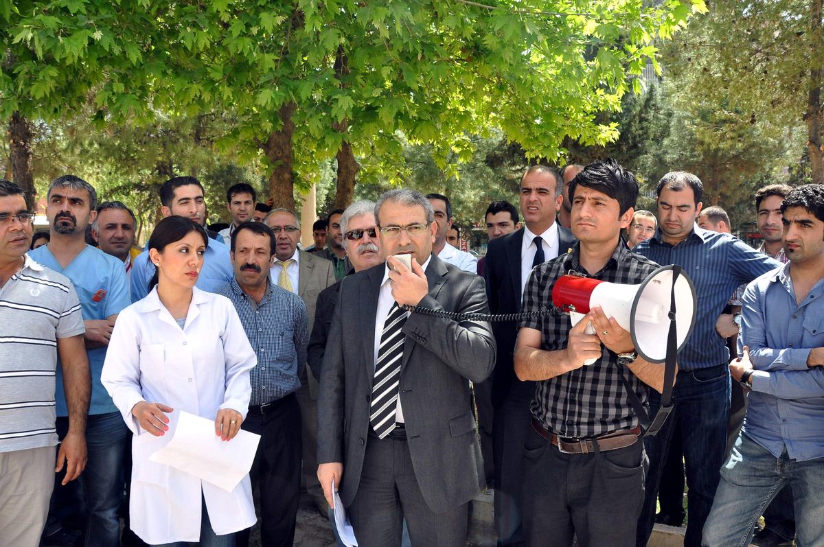 Nusaybin Ses Gaziantep\'te Doktorun Öldürülmesini Protesto Etti
