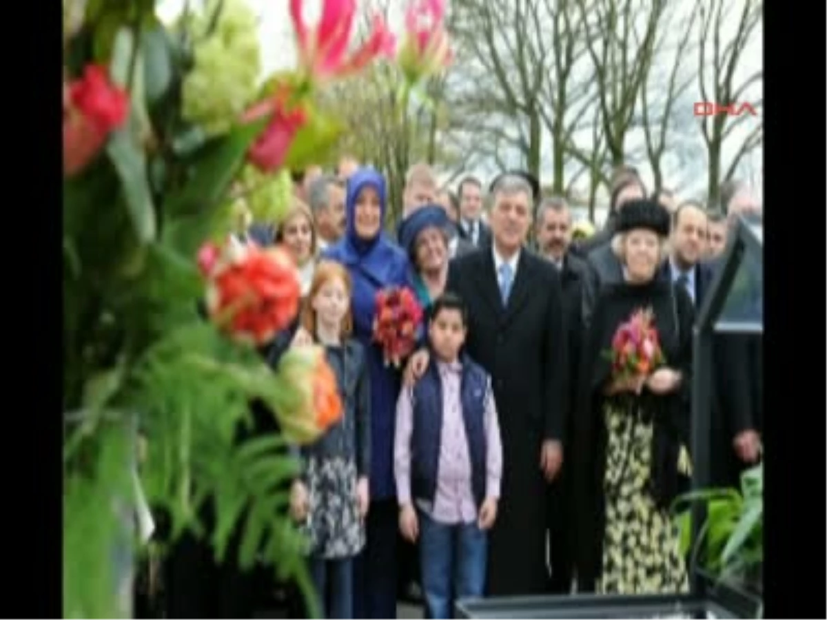 Cumhurbaşkanı Gül, Venlo 2012 Floriade Botanik Fuarı\'nı Ziyaret Etti