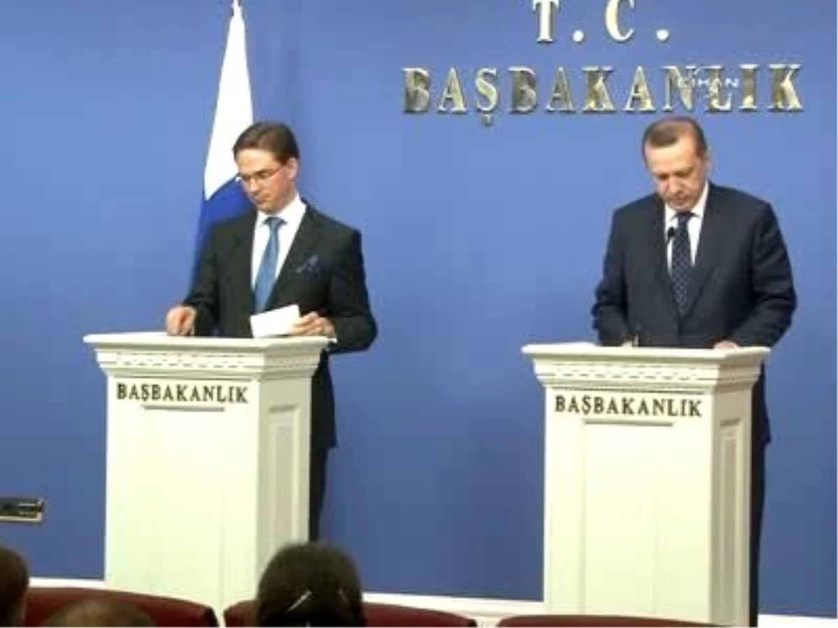Finlandiya Başbakanı Kataınen Türkiye\'de